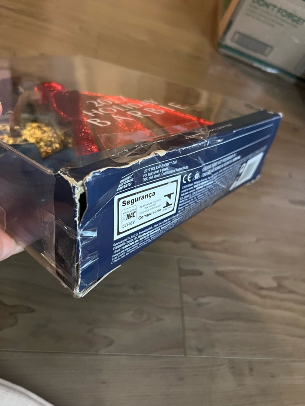 2017 Holiday Barbie Collection Red Evening Gown (Damaged Box) - Picture 3 of 5